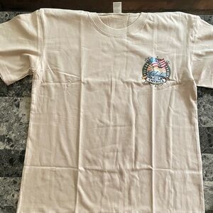 Cream  T-Shirt Gulf of America Design